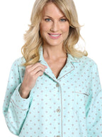 Womens Premium 100% Cotton Flannel Pajama Sleepwear Set pajama-sets La Vie Bien Womens Premium 100% Cotton Flannel Pajama Sleepwear Set