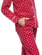 Womens Premium 100% Cotton Flannel Pajama Sleepwear Set pajama-sets La Vie Bien Womens Premium 100% Cotton Flannel Pajama Sleepwear Set