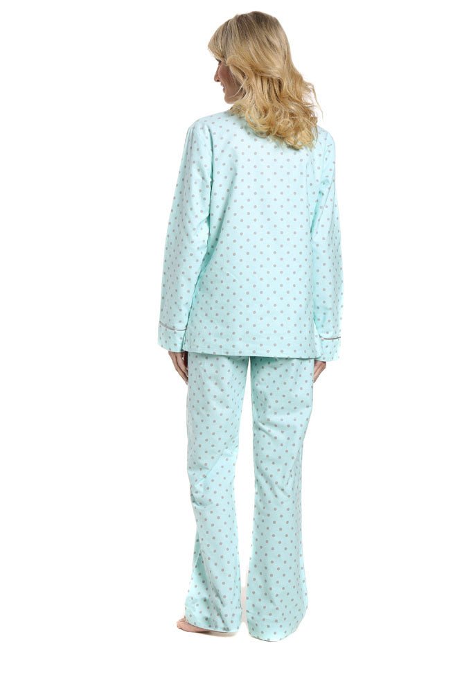 Womens Premium 100% Cotton Flannel Pajama Sleepwear Set pajama-sets La Vie Bien Womens Premium 100% Cotton Flannel Pajama Sleepwear Set