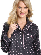 Womens Premium 100% Cotton Flannel Pajama Sleepwear Set pajama-sets La Vie Bien Womens Premium 100% Cotton Flannel Pajama Sleepwear Set