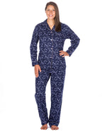 Women's Premium 100% Cotton Flannel Pajama Sleepwear Set (Relaxed Fit) pajama-sets La Vie Bien Women's Premium 100% Cotton Flannel Pajama Sleepwear Set (Relaxed Fit)
