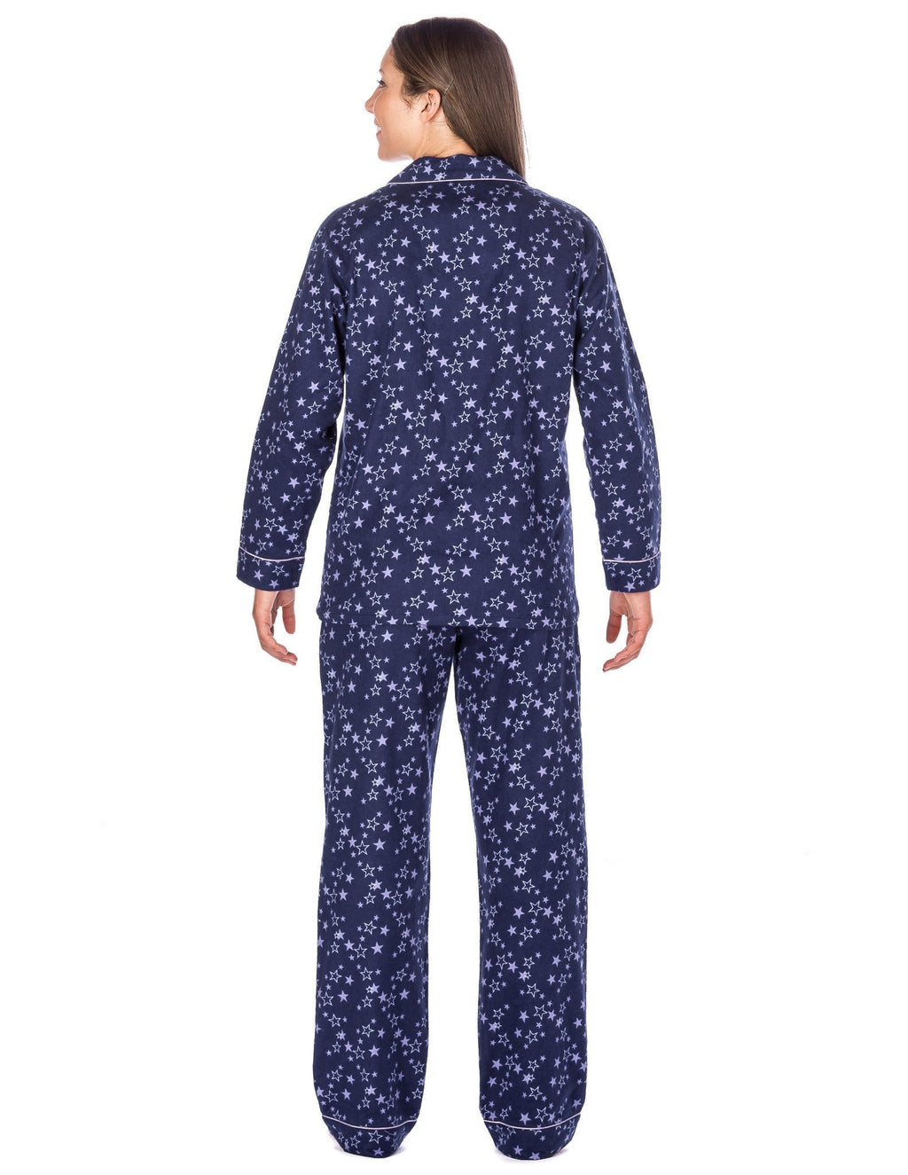 Women's Premium 100% Cotton Flannel Pajama Sleepwear Set (Relaxed Fit) pajama-sets La Vie Bien Women's Premium 100% Cotton Flannel Pajama Sleepwear Set (Relaxed Fit)