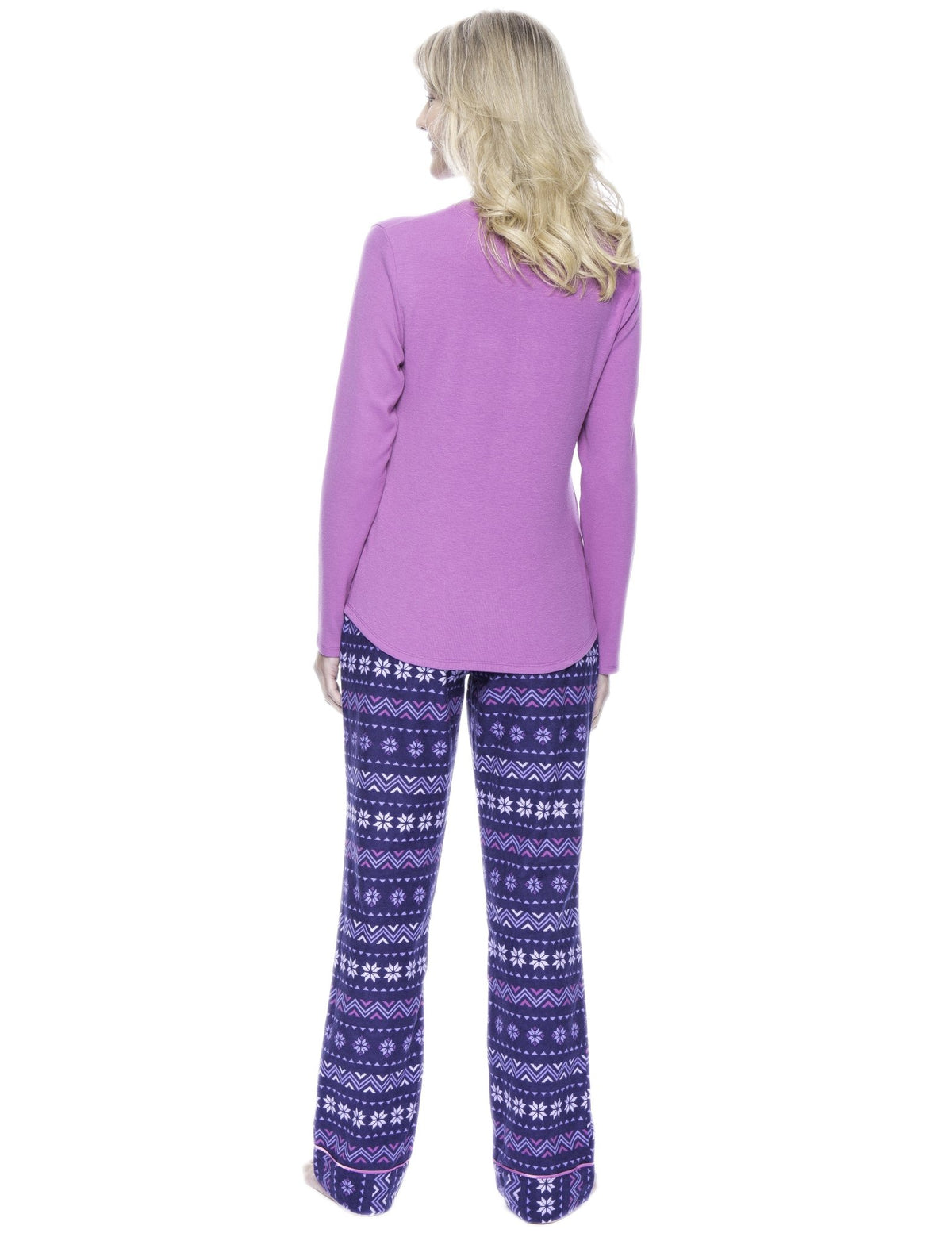 Womens Premium 100% Cotton Flannel/Thermal Loungewear Set pajama-sets La Vie Bien Womens Premium 100% Cotton Flannel/Thermal Loungewear Set