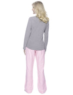 Womens Premium 100% Cotton Flannel/Thermal Loungewear Set pajama-sets La Vie Bien Womens Premium 100% Cotton Flannel/Thermal Loungewear Set
