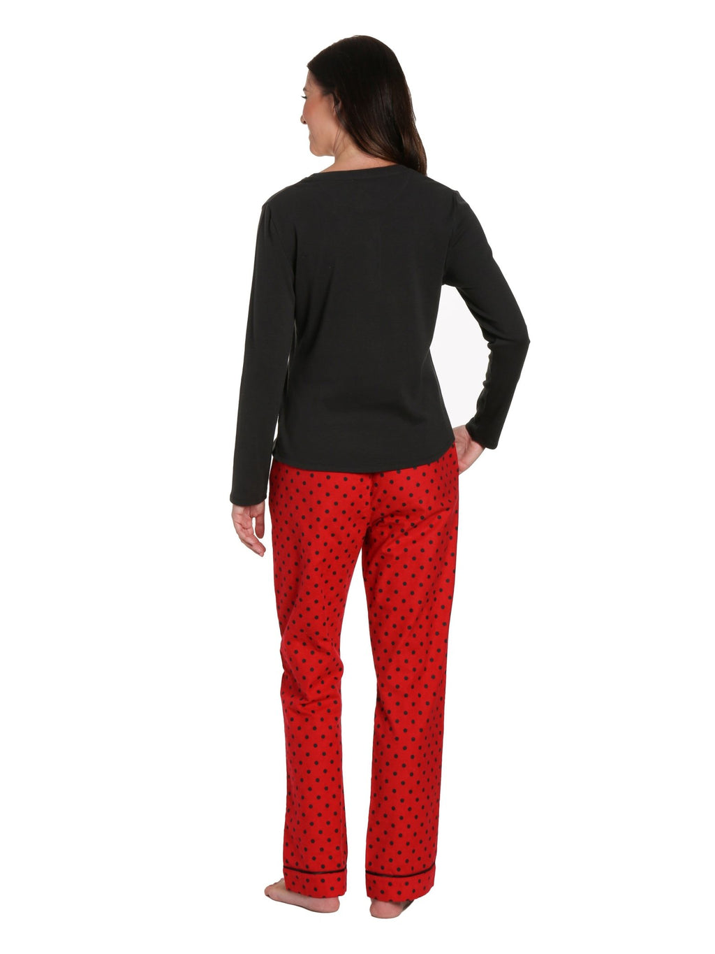 Womens Premium 100% Cotton Flannel/Thermal Loungewear Set pajama-sets La Vie Bien Womens Premium 100% Cotton Flannel/Thermal Loungewear Set
