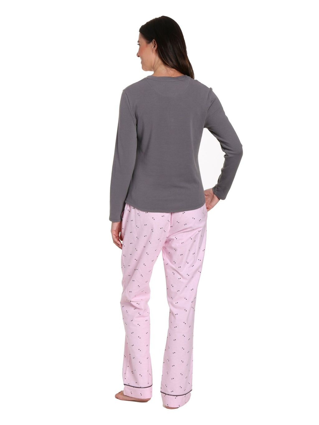 Womens Premium 100% Cotton Flannel/Thermal Loungewear Set pajama-sets La Vie Bien Womens Premium 100% Cotton Flannel/Thermal Loungewear Set