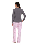 Womens Premium 100% Cotton Flannel/Thermal Loungewear Set pajama-sets La Vie Bien Womens Premium 100% Cotton Flannel/Thermal Loungewear Set