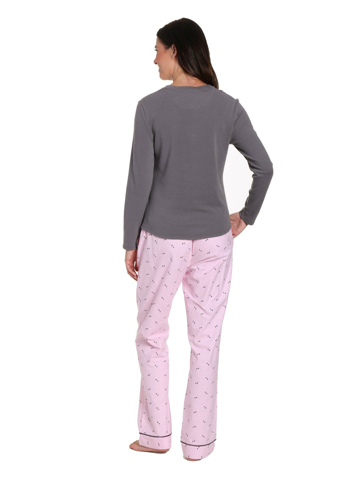 Womens Premium 100% Cotton Flannel/Thermal Loungewear Set pajama-sets La Vie Bien Womens Premium 100% Cotton Flannel/Thermal Loungewear Set