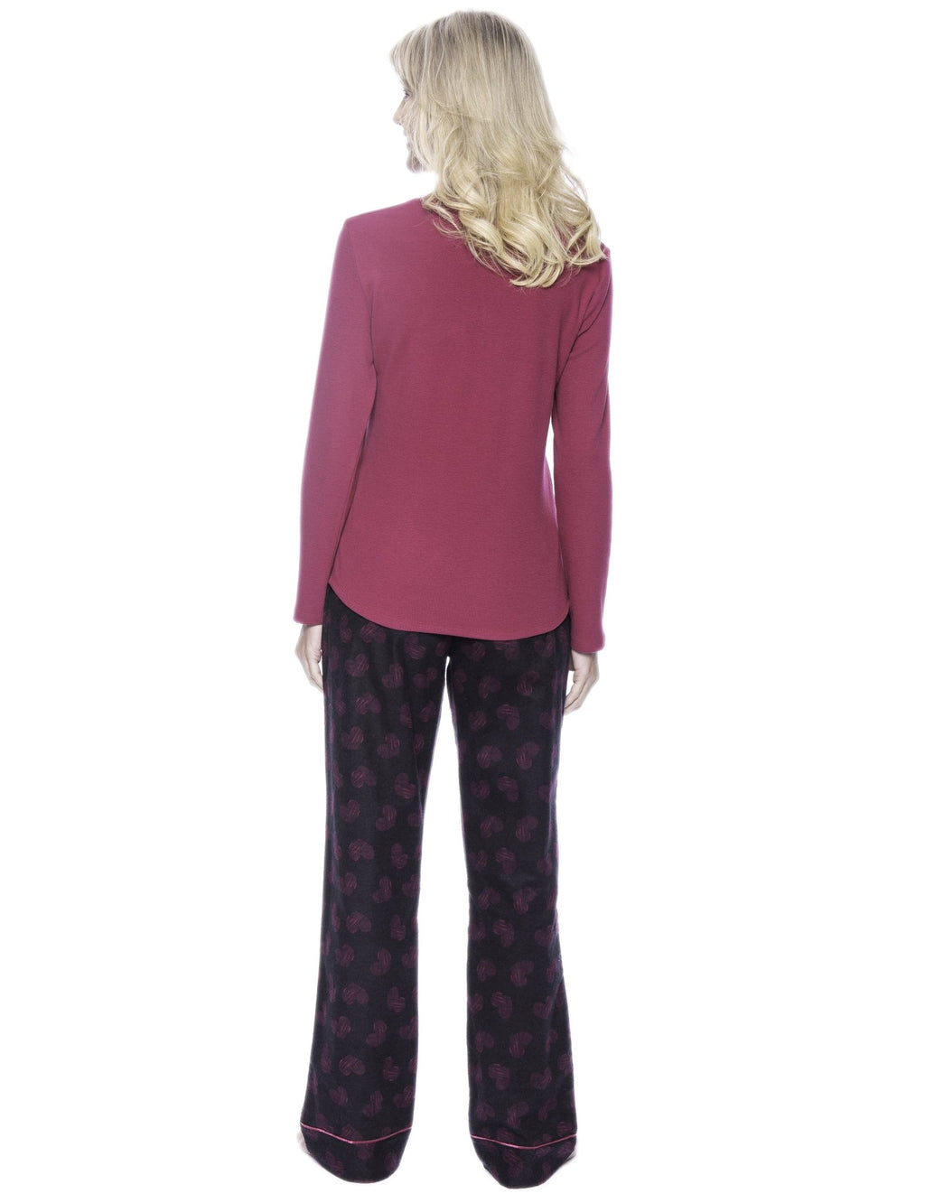 Womens Premium 100% Cotton Flannel/Thermal Loungewear Set pajama-sets La Vie Bien Womens Premium 100% Cotton Flannel/Thermal Loungewear Set