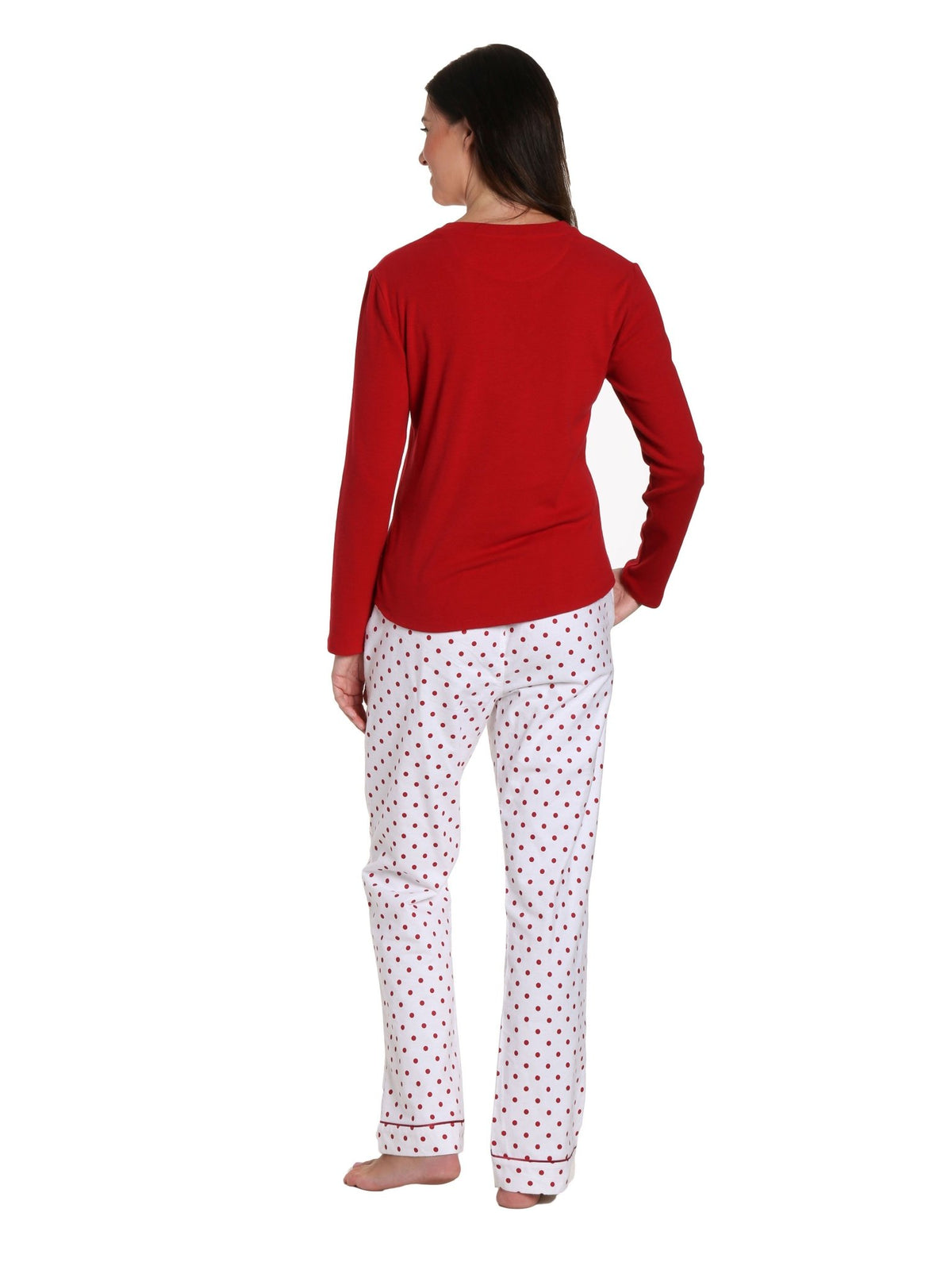 Womens Premium 100% Cotton Flannel/Thermal Loungewear Set pajama-sets La Vie Bien Womens Premium 100% Cotton Flannel/Thermal Loungewear Set