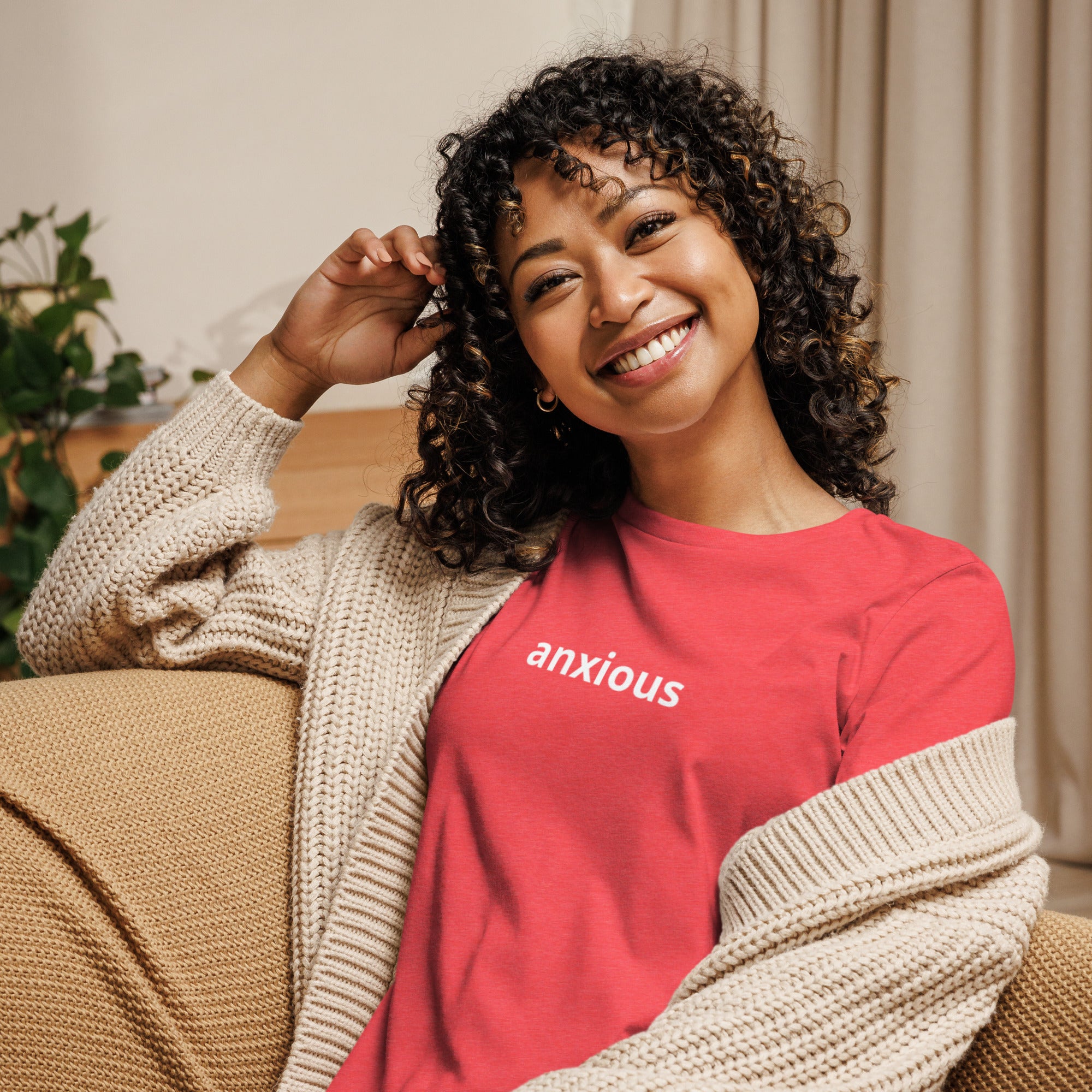 Women's anxious tee