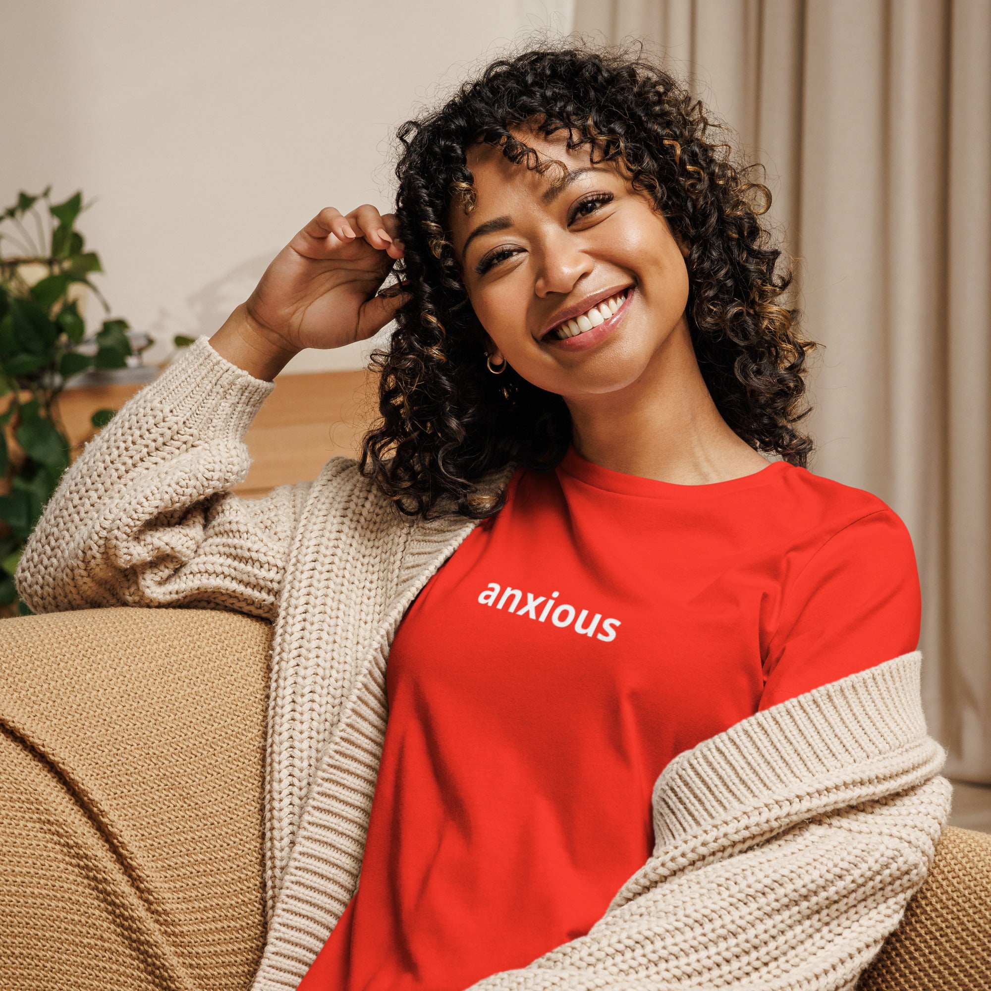 Women's anxious tee