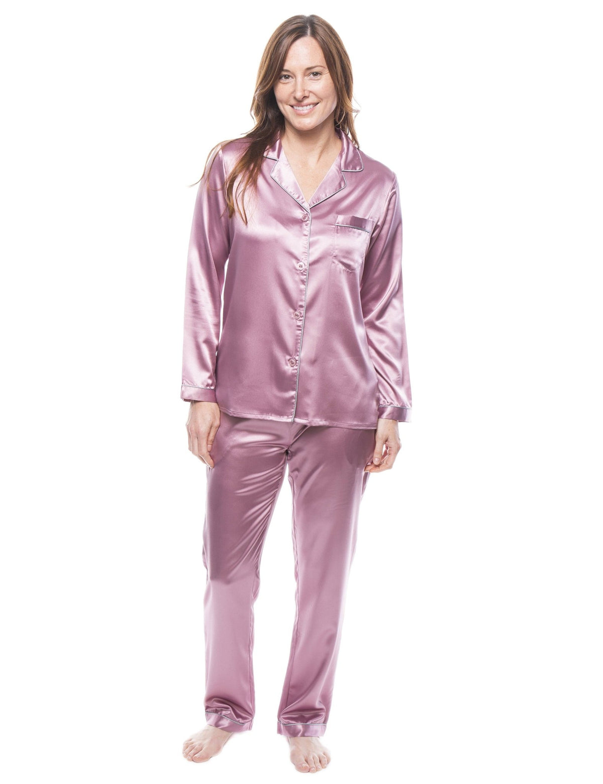 Women's Satin Pajama/Sleepwear Set pajama-sets La Vie Bien Women's Satin Pajama/Sleepwear Set