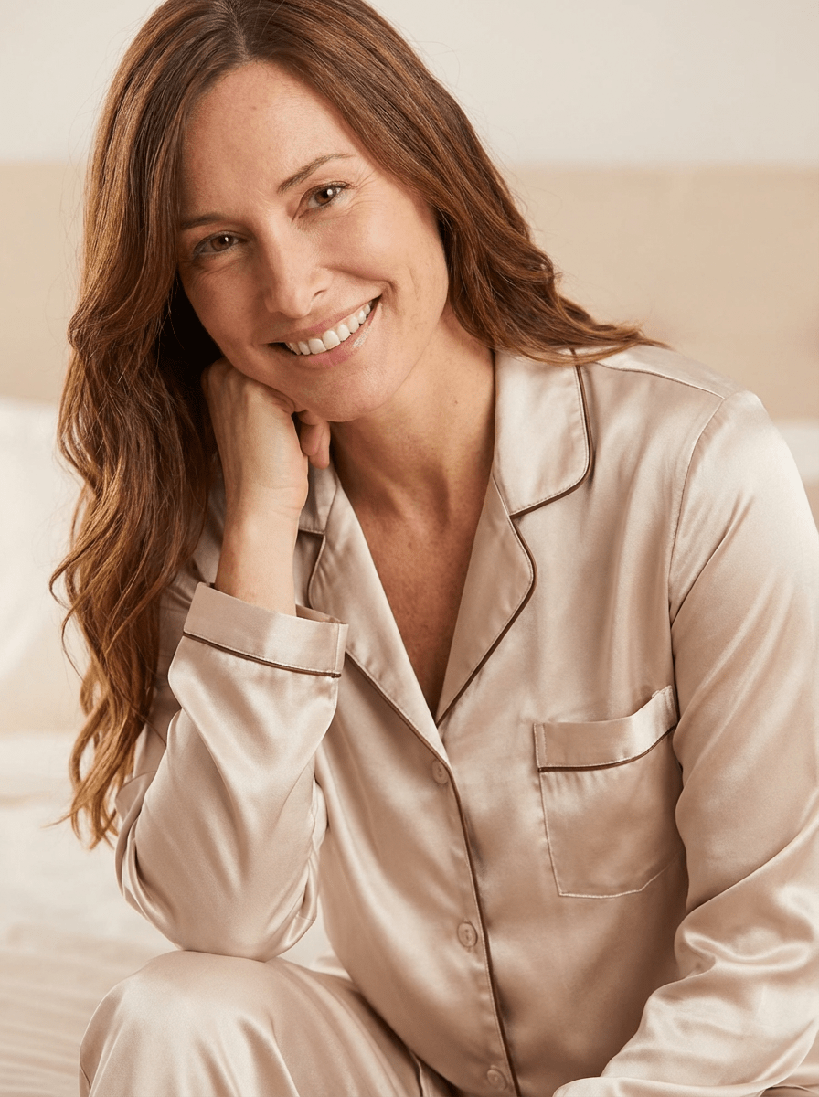 Women's Satin Pajama/Sleepwear Set pajama-sets La Vie Bien Women's Satin Pajama/Sleepwear Set