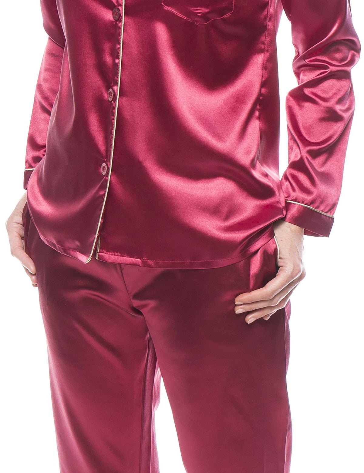 Women's Satin Pajama/Sleepwear Set pajama-sets La Vie Bien Women's Satin Pajama/Sleepwear Set