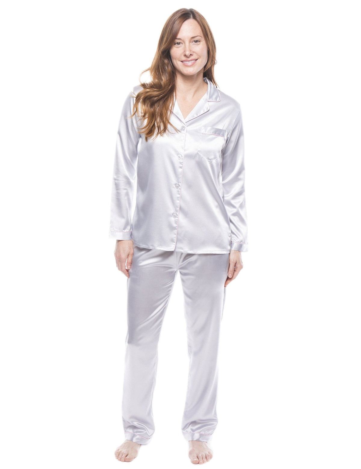 Women's Satin Pajama/Sleepwear Set pajama-sets La Vie Bien Women's Satin Pajama/Sleepwear Set