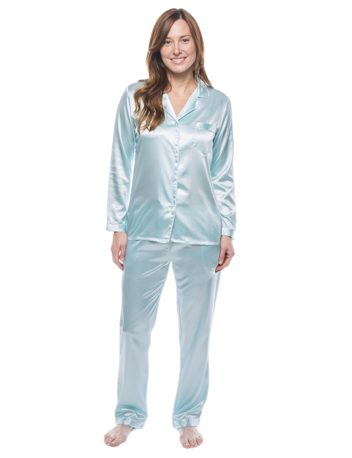Women's Satin Pajama/Sleepwear Set pajama-sets La Vie Bien Women's Satin Pajama/Sleepwear Set