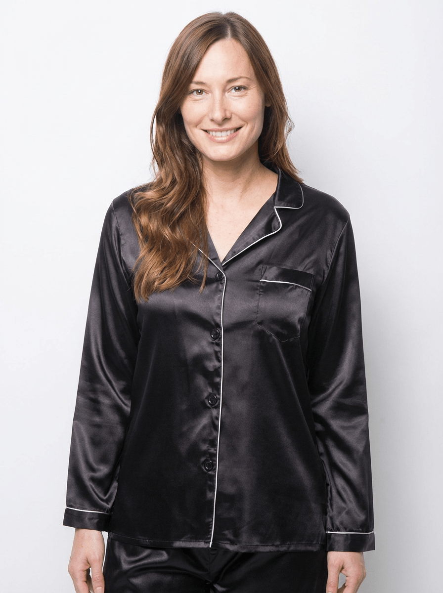 Women's Satin Pajama/Sleepwear Set pajama-sets La Vie Bien Women's Satin Pajama/Sleepwear Set