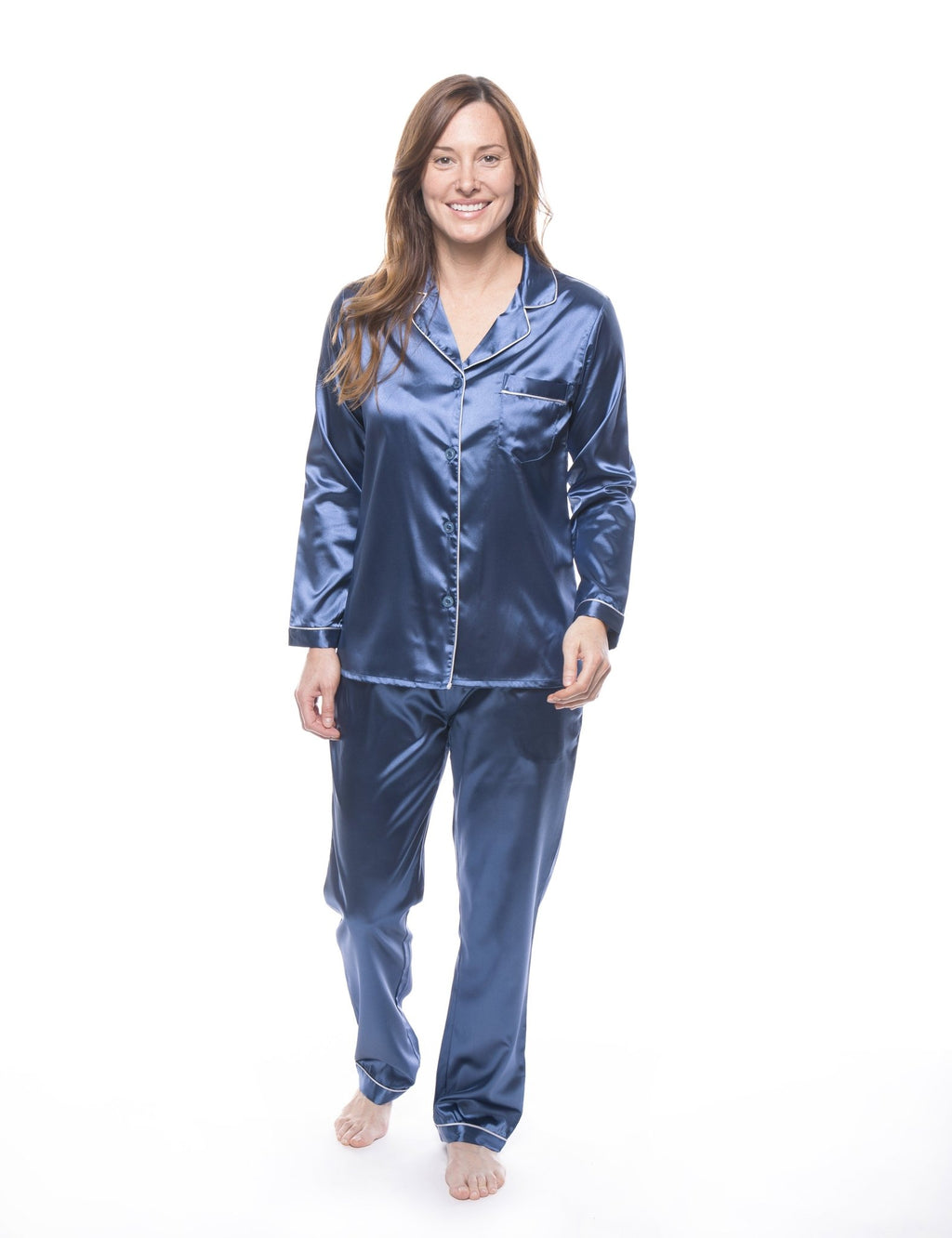Women's Satin Pajama/Sleepwear Set pajama-sets La Vie Bien Women's Satin Pajama/Sleepwear Set