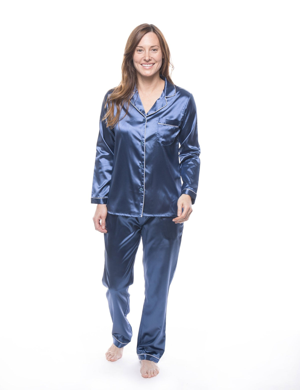 Women's Satin Pajama/Sleepwear Set pajama-sets La Vie Bien Women's Satin Pajama/Sleepwear Set