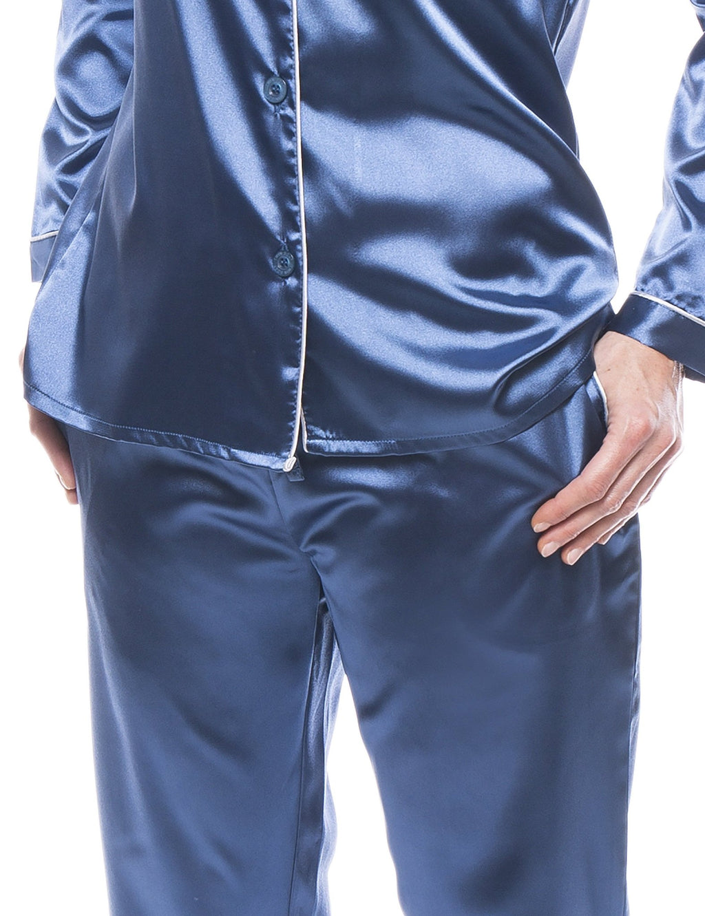 Women's Satin Pajama/Sleepwear Set pajama-sets La Vie Bien Women's Satin Pajama/Sleepwear Set