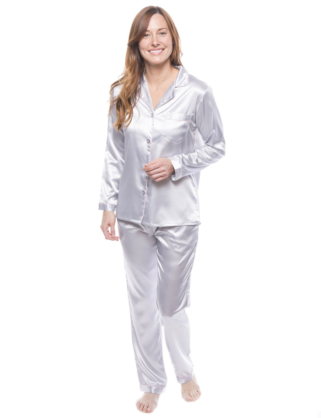 Women's Satin Pajama/Sleepwear Set pajama-sets La Vie Bien Women's Satin Pajama/Sleepwear Set