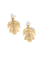 Wonder Hammered Brass Earrings by Fair Anita