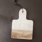 Wood and Marble Mini Charcuterie Board