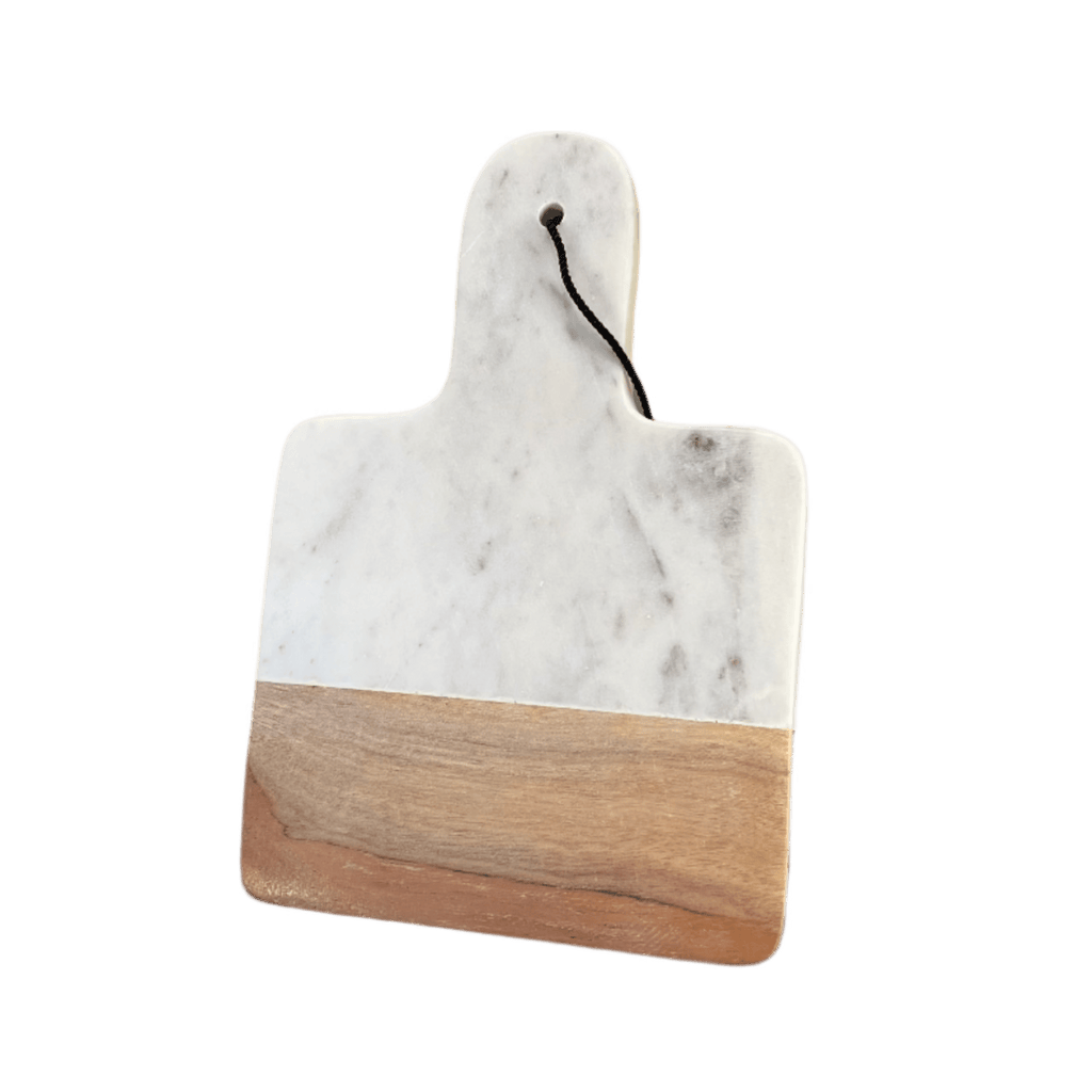 Wood and Marble Mini Charcuterie Board