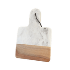 Wood and Marble Mini Charcuterie Board