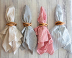 Wood Bangles Napkin Rings, set of four by Dot and Army