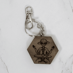 Wood Keychain | Area 51 Keychains La Vie Bien Wood Keychain | Area 51