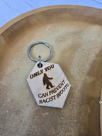 Wood Keychain, “Only You Can Prevent Racist Bigots” Keychains La Vie Bien Wood Keychain, “Only You Can Prevent Racist Bigots”