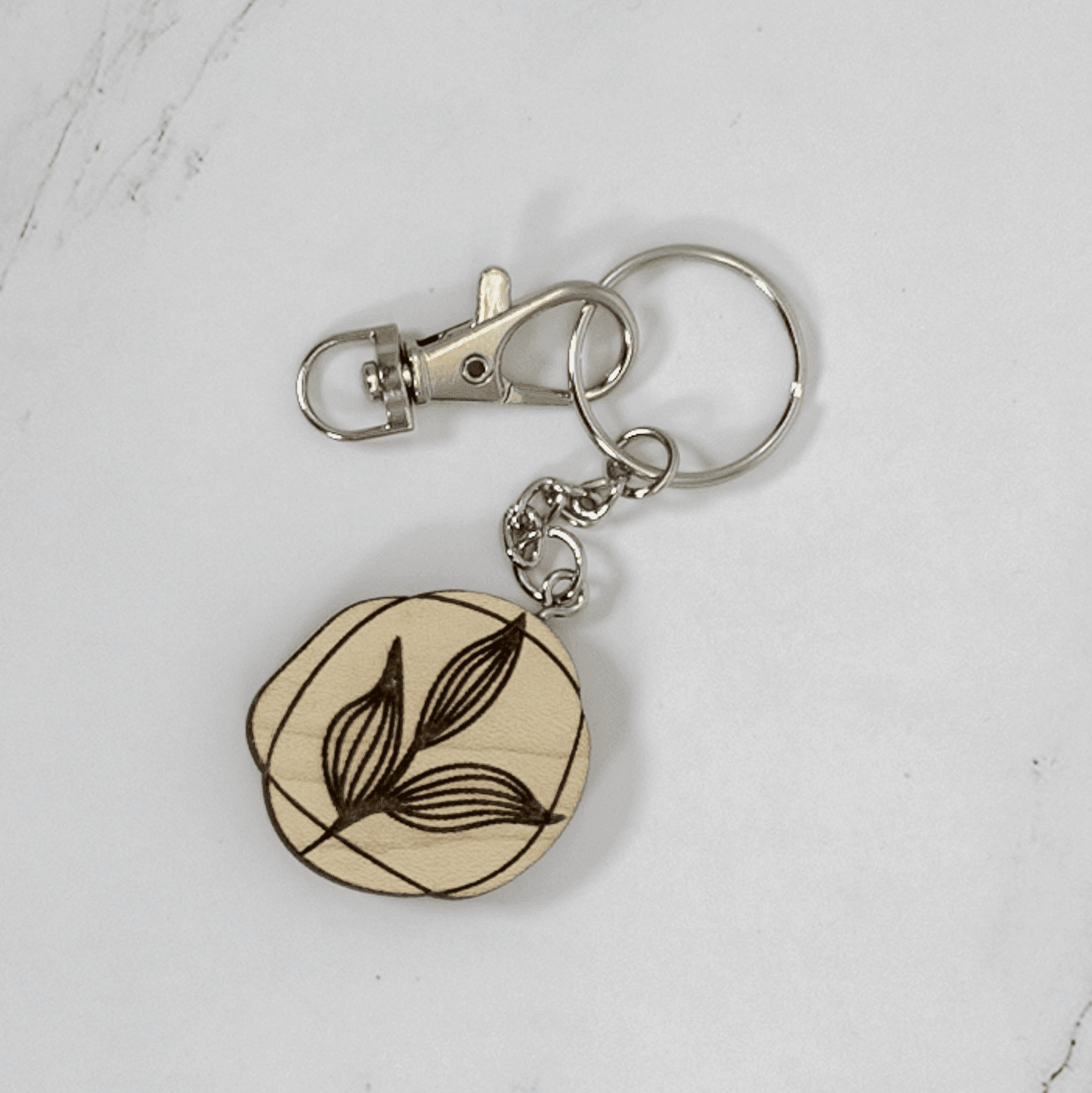 Wood Keychain | Small Organic Keychains La Vie Bien Wood Keychain | Small Organic