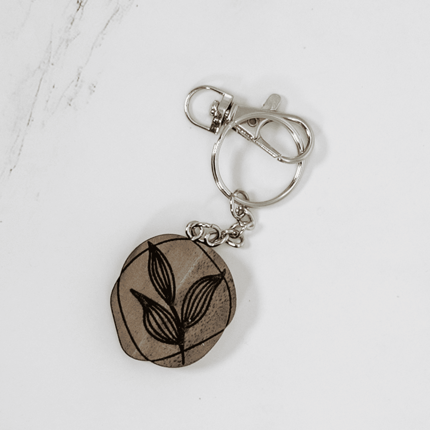 Wood Keychain | Small Organic Keychains La Vie Bien Wood Keychain | Small Organic