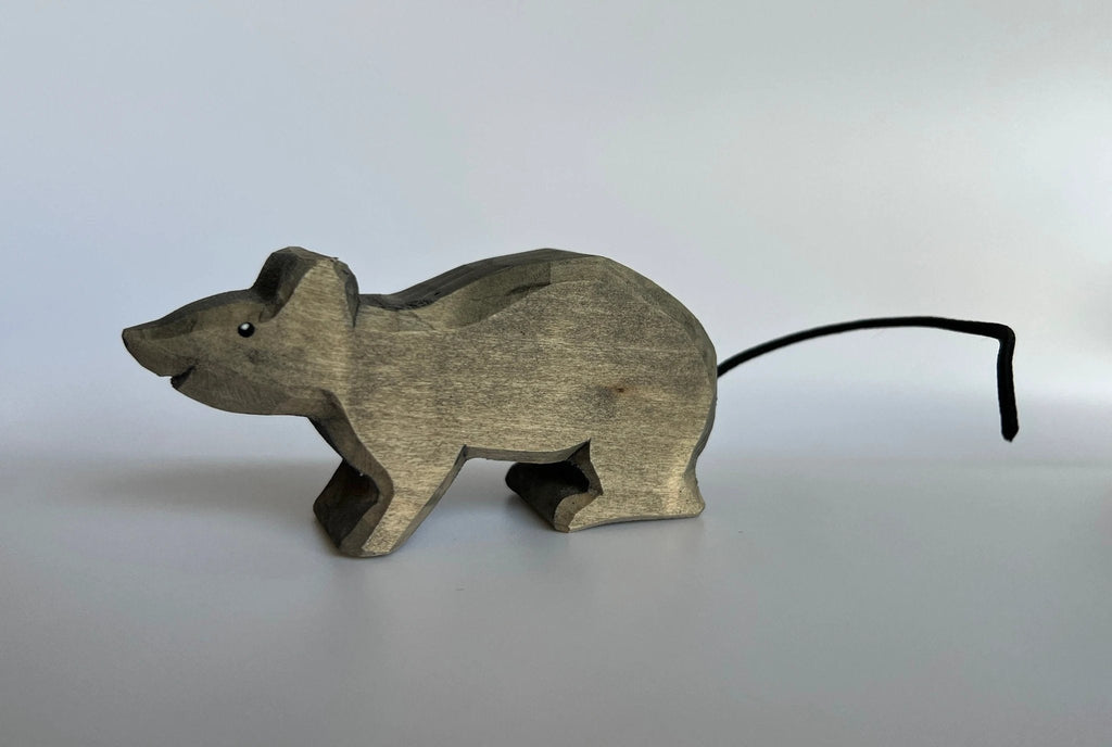 Wood Rat Figurine by PoppyBabyCo