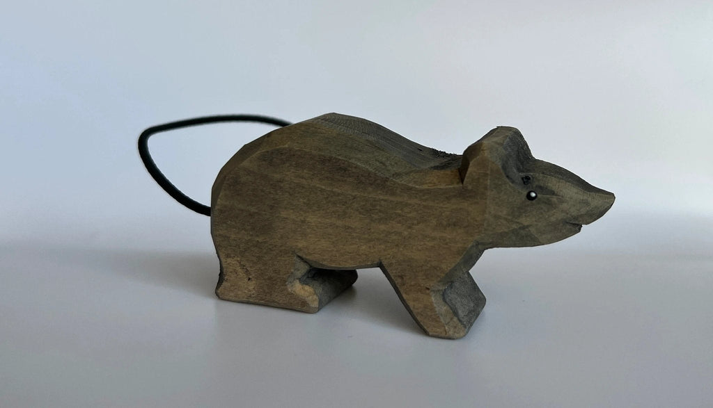 Wood Rat Figurine by PoppyBabyCo