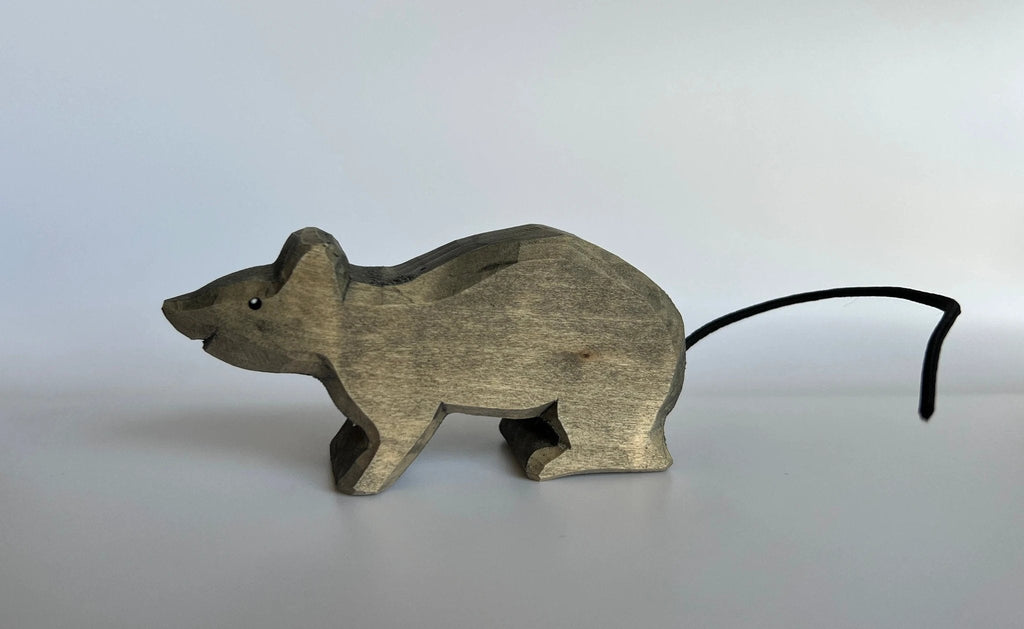 Wood Rat Figurine by PoppyBabyCo