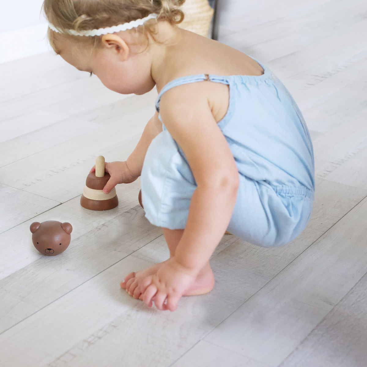 Wood Stacker - Bear Wooden Toys La Vie Bien Wood Stacker - Bear