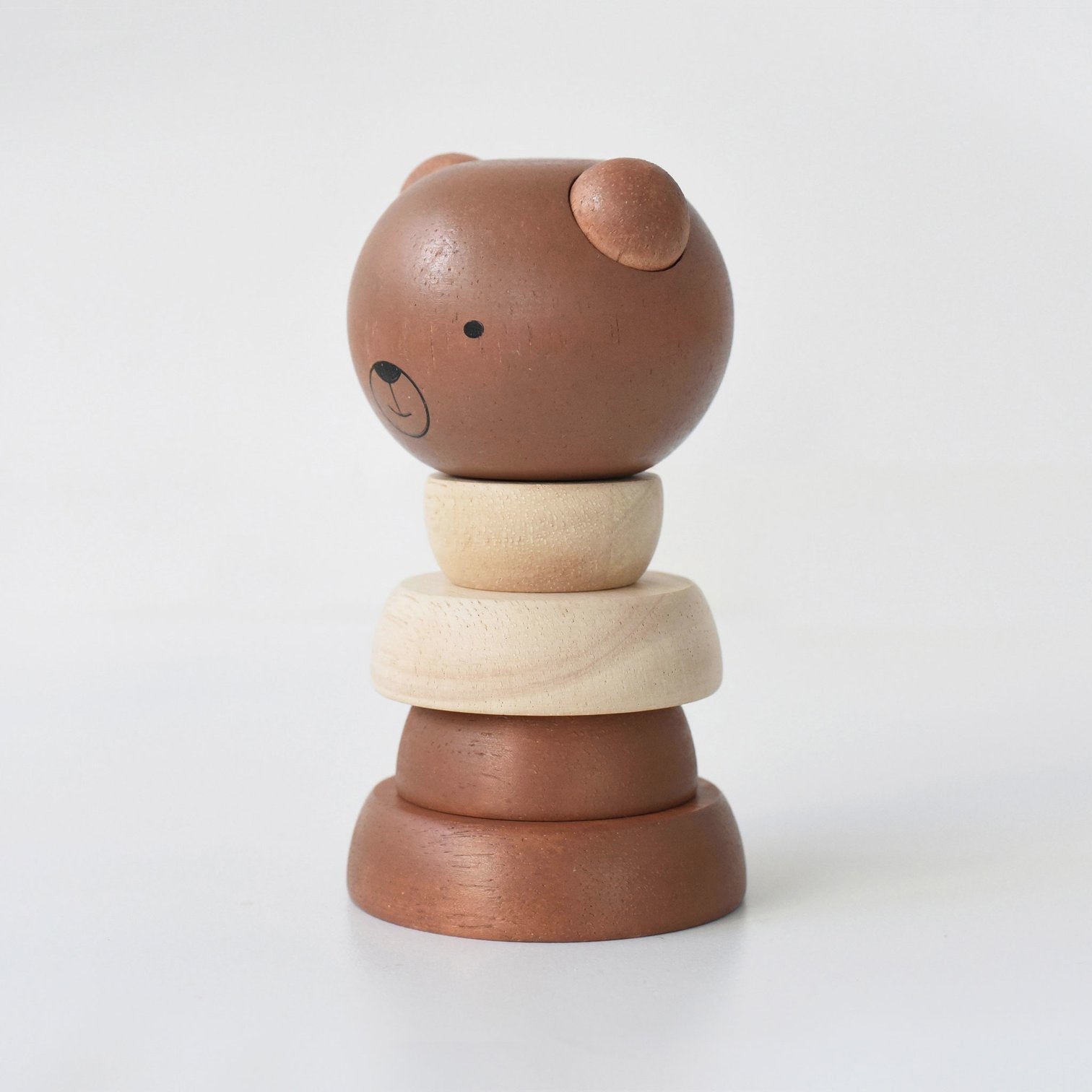 Wood Stacker - Bear Wooden Toys La Vie Bien Wood Stacker - Bear