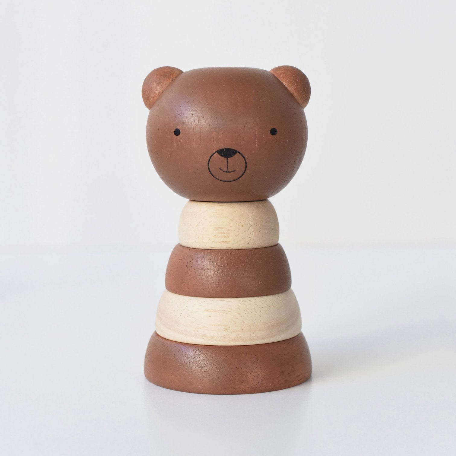 Wood Stacker - Bear Wooden Toys La Vie Bien Wood Stacker - Bear