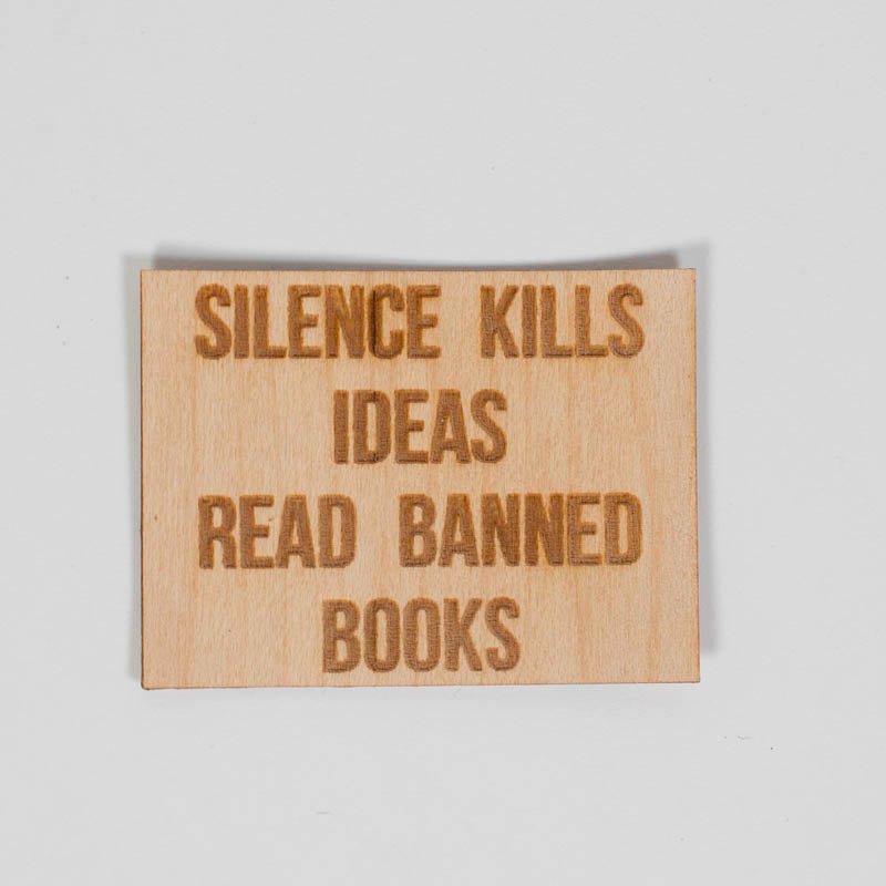 Wood Sticker | Read banned books Stickers La Vie Bien Wood Sticker | Read banned books