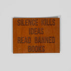 Wood Sticker | Read banned books Stickers La Vie Bien Wood Sticker | Read banned books