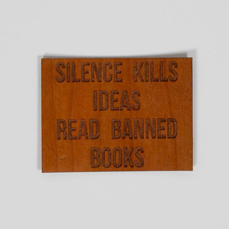 Wood Sticker | Read banned books Stickers La Vie Bien Wood Sticker | Read banned books