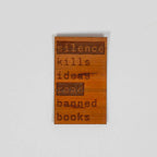 Wood Sticker | Read banned books - typewriter Stickers La Vie Bien Wood Sticker | Read banned books - typewriter