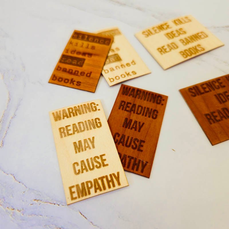 Wood Sticker | Reading causes empathy Stickers La Vie Bien Wood Sticker | Reading causes empathy