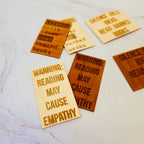 Wood Sticker | Reading causes empathy Stickers La Vie Bien Wood Sticker | Reading causes empathy