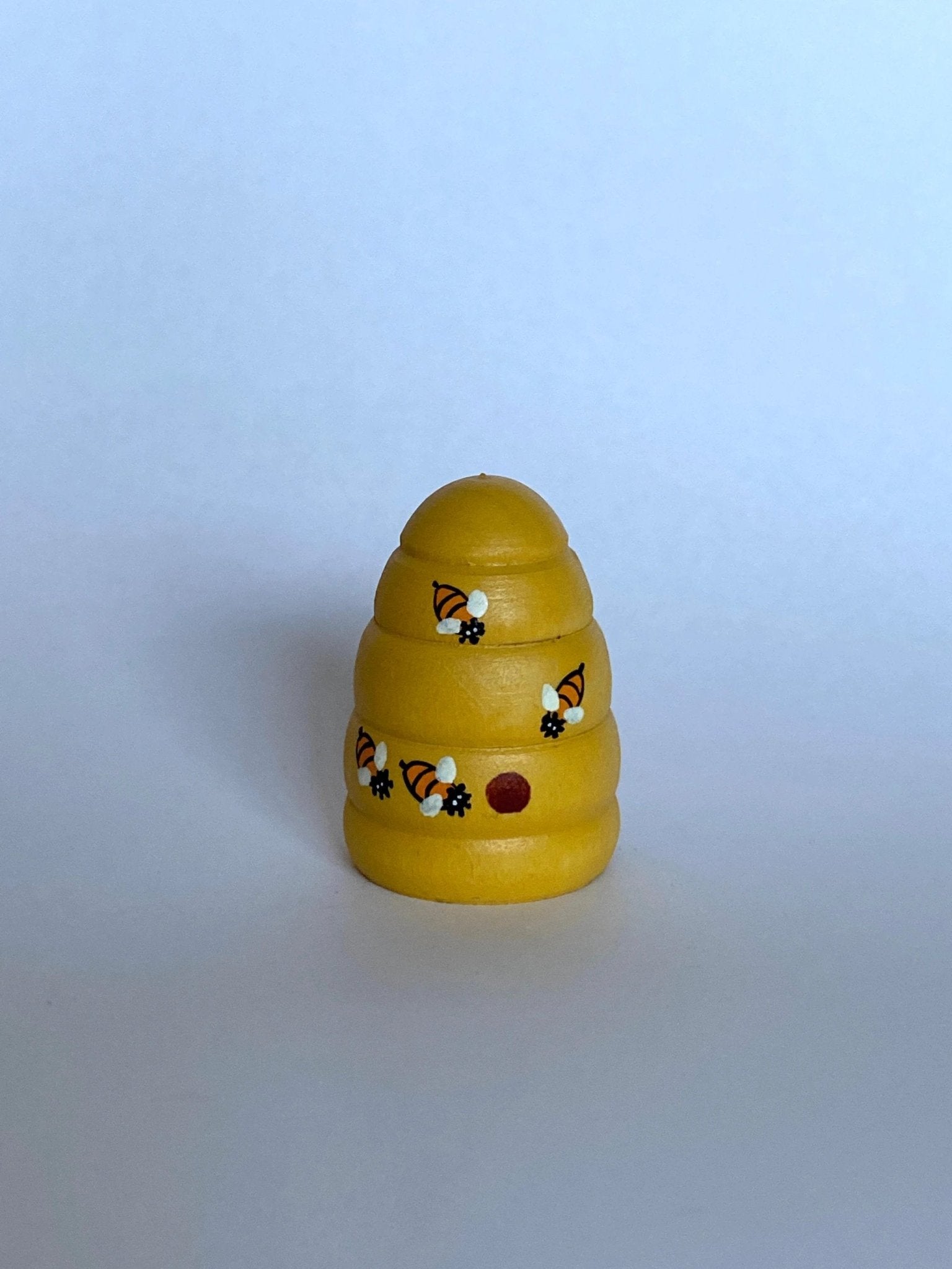 Wooden Beehive Figurine Toy by PoppyBabyCo
