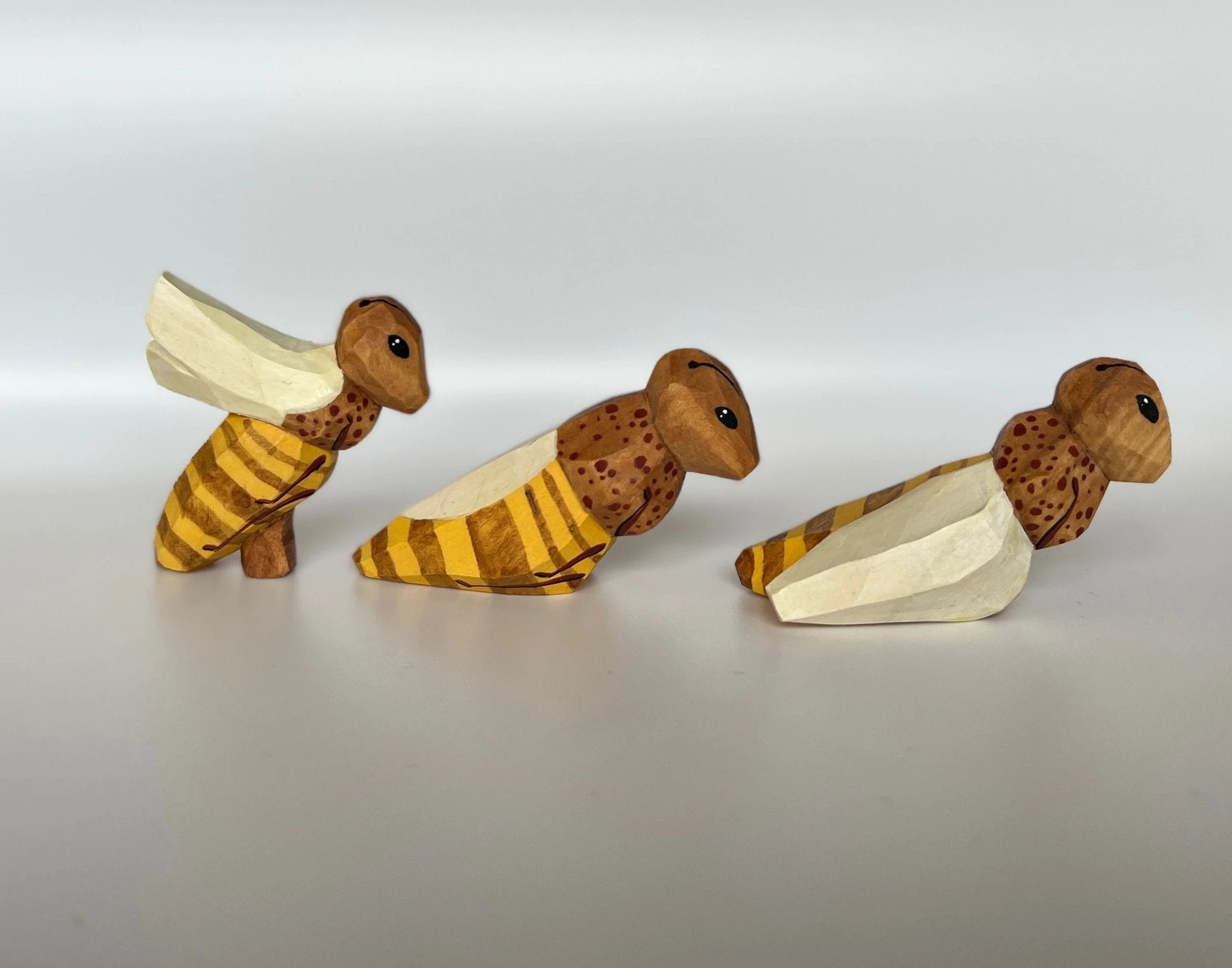 Wooden Bees Toy Set by PoppyBabyCo
