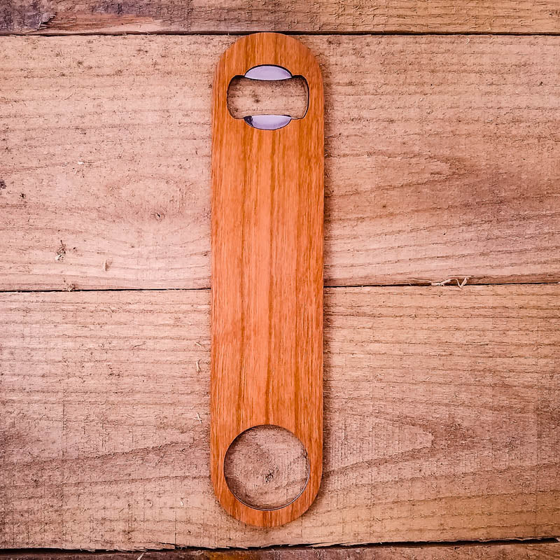 Wooden Bottle Opener | Handmade Speed Opener for Beer Lovers (full size) Bottle Opener La Vie Bien Wooden Bottle Opener | Handmade Speed Opener for Beer Lovers (full size)